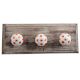 White Orange Dot Wooden Hooks
